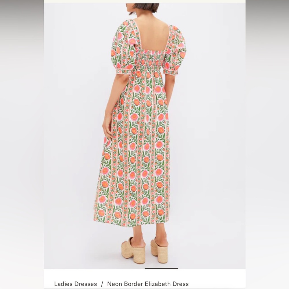 Floral Puff Sleeve Maxi Dress